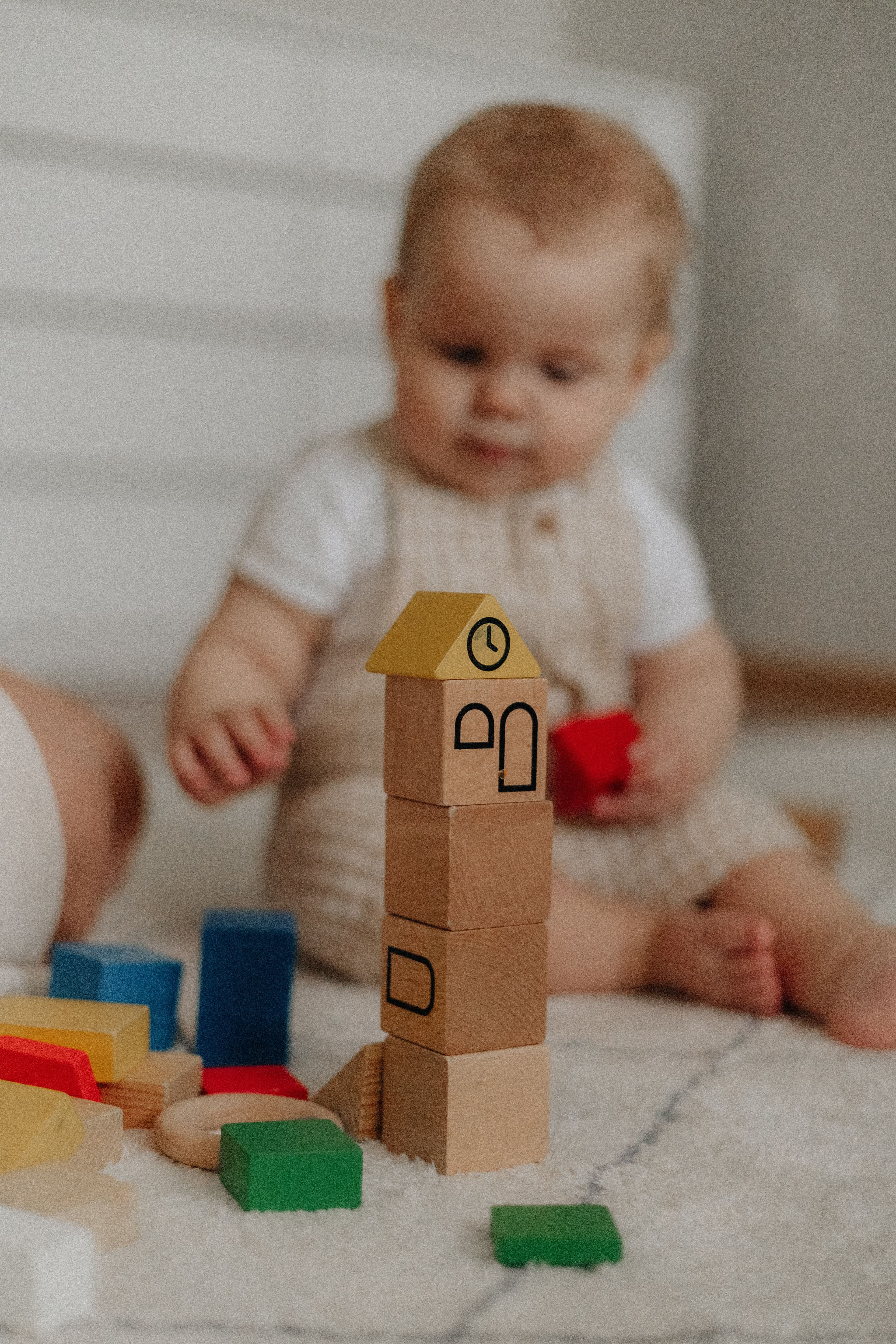 Infant receiving gentle care in a family day home